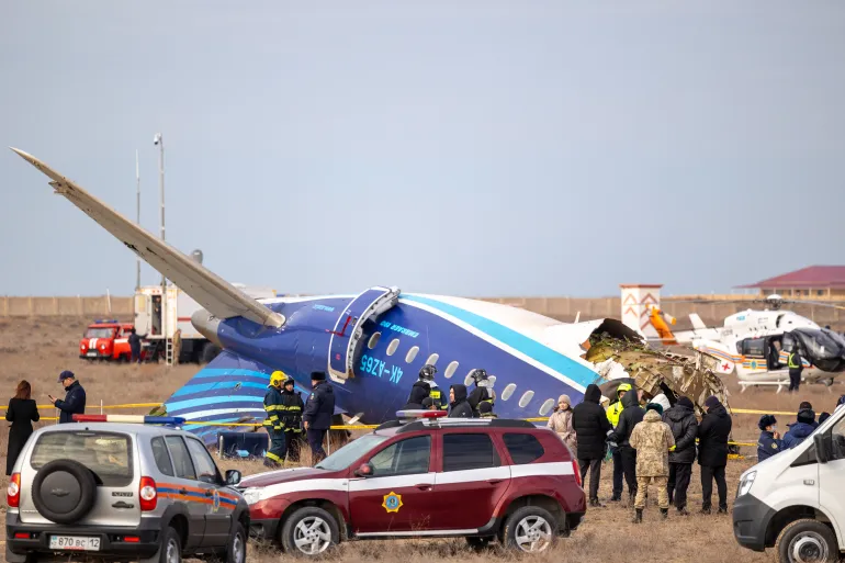 Plane Crashes in Kazakhstan